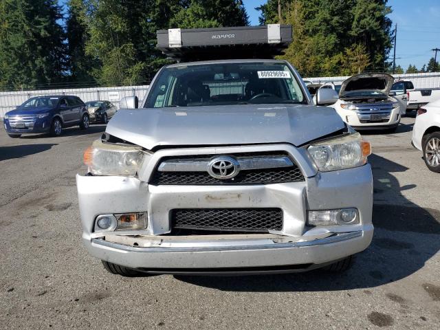 JTEBU5JR4B5052742 - 2011 TOYOTA 4RUNNER SR5 SILVER photo 5
