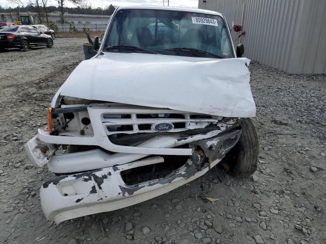 1FTYR10U83PA52635 - 2003 FORD RANGER WHITE photo 5