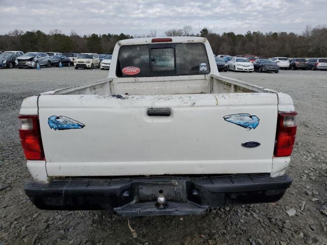 1FTYR10U83PA52635 - 2003 FORD RANGER WHITE photo 6