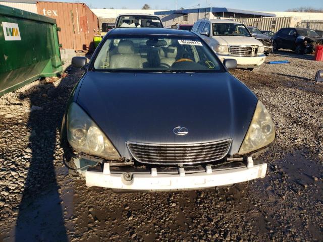 JTHBA30G755123811 - 2005 LEXUS ES 330 GRAY photo 5