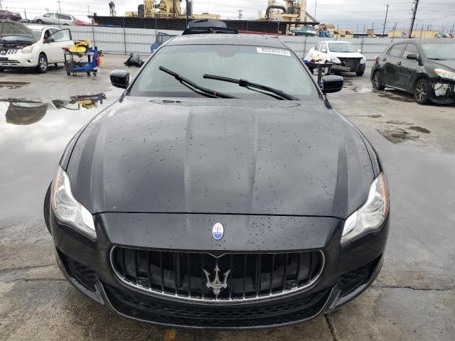 ZAM56RRA6E1089719 - 2014 MASERATI QUATTROPOR S BLACK photo 5