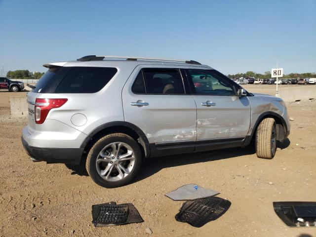 1FM5K8F84DGC02134 - 2013 FORD EXPLORER LIMITED SILVER photo 3