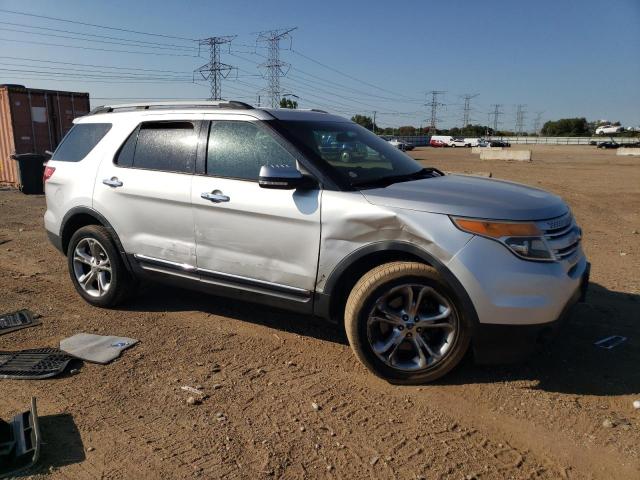 1FM5K8F84DGC02134 - 2013 FORD EXPLORER LIMITED SILVER photo 4