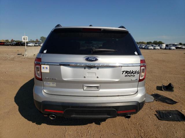 1FM5K8F84DGC02134 - 2013 FORD EXPLORER LIMITED SILVER photo 6