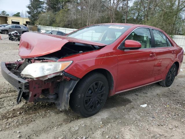 4T1BF1FK0DU725906 - 2013 TOYOTA CAMRY L RED photo 1