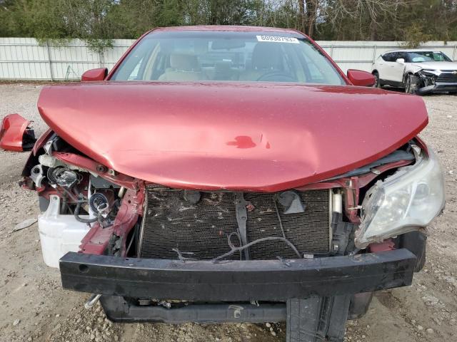 4T1BF1FK0DU725906 - 2013 TOYOTA CAMRY L RED photo 5