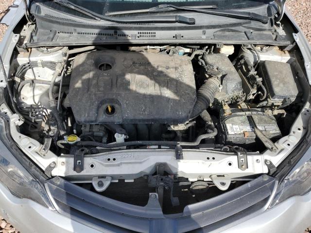 2T1BURHE4FC461573 - 2015 TOYOTA COROLLA L SILVER photo 11