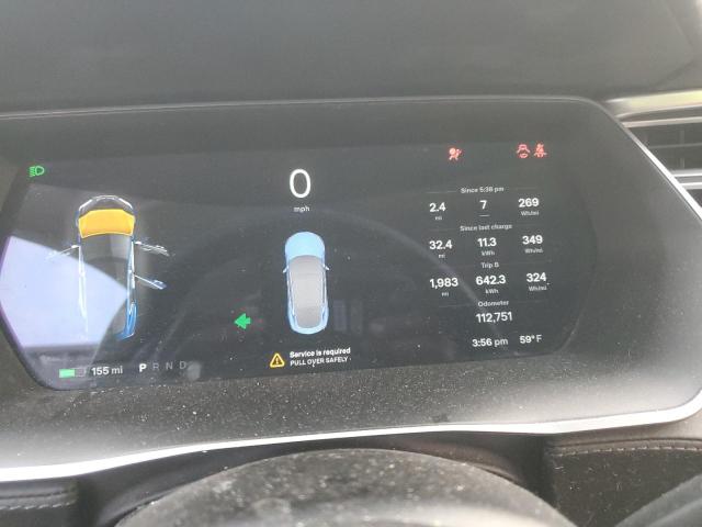 5YJSA1E23GF167437 - 2016 TESLA MODEL S BLUE photo 9