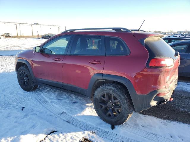 1C4PJMBS3FW775612 - 2015 JEEP CHEROKEE TRAILHAWK RED photo 2