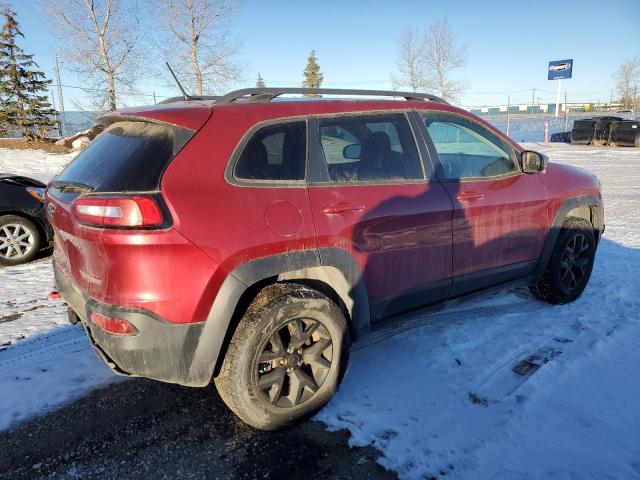1C4PJMBS3FW775612 - 2015 JEEP CHEROKEE TRAILHAWK RED photo 3