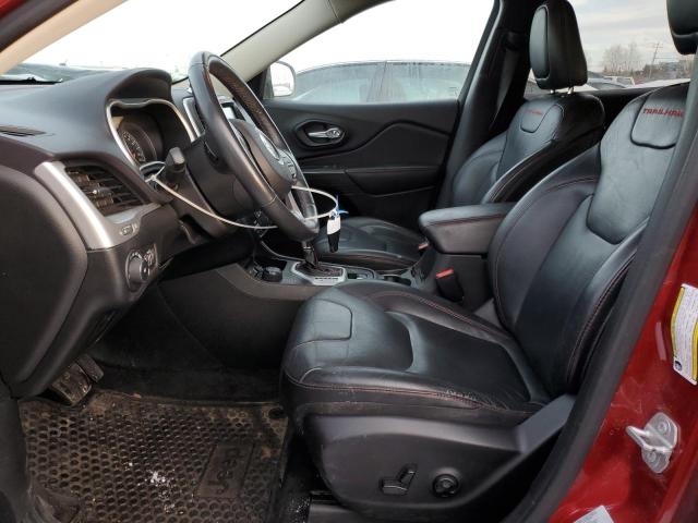 1C4PJMBS3FW775612 - 2015 JEEP CHEROKEE TRAILHAWK RED photo 7