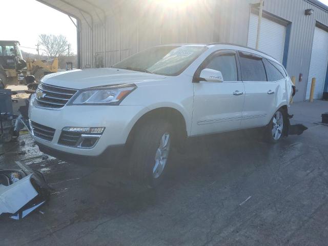 1GNKRJKD9EJ209038 - 2014 CHEVROLET TRAVERSE LTZ WHITE photo 1