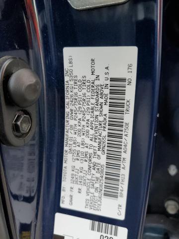 5TEJU62N08Z540805 - 2008 TOYOTA TACOMA DOUBLE CAB PRERUNNER BLUE photo 12