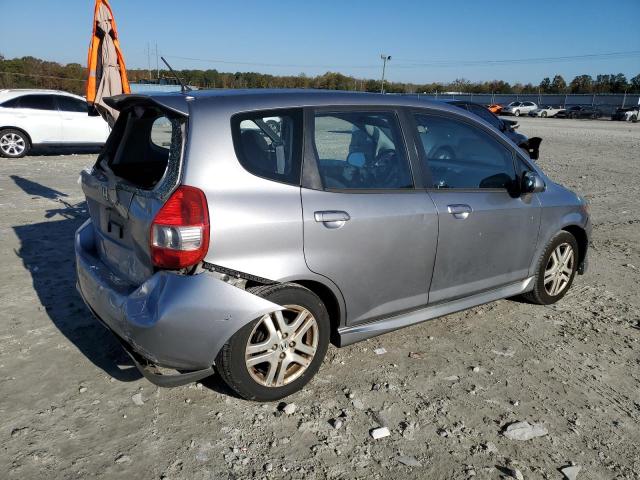 JHMGD38657S021162 - 2007 HONDA FIT S GRAY photo 3