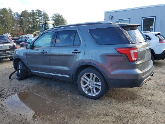 1FM5K8D87GGC53215 - 2016 FORD EXPLORER XLT GRAY photo 2