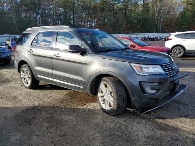 1FM5K8D87GGC53215 - 2016 FORD EXPLORER XLT GRAY photo 4