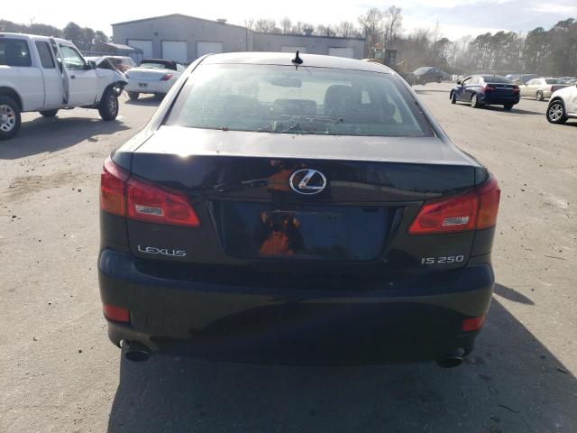 JTHBK262572043706 - 2007 LEXUS IS 250 BLACK photo 6