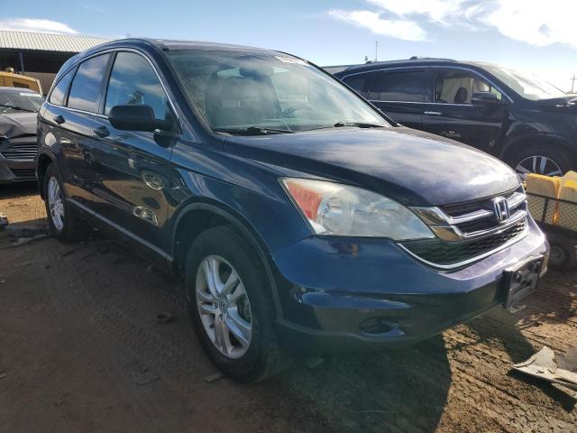 5J6RE4H50AL051704 - 2010 HONDA CR-V EX BLUE photo 4