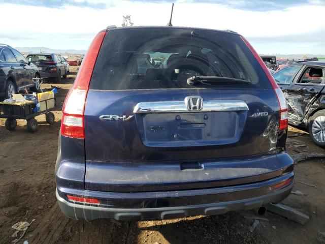 5J6RE4H50AL051704 - 2010 HONDA CR-V EX BLUE photo 6