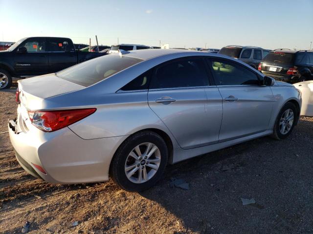 5NPEB4ACXEH899587 - 2014 HYUNDAI SONATA GLS SILVER photo 3