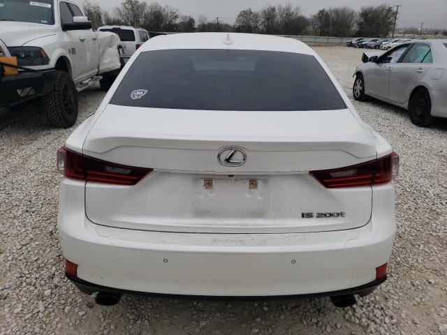 JTHBA1D26G5024452 - 2016 LEXUS IS 200T WHITE photo 6