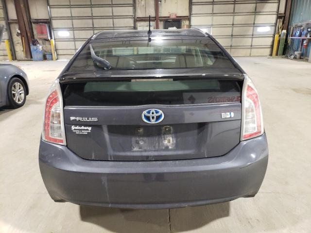 JTDKN3DU5C5388715 - 2012 TOYOTA PRIUS GRAY photo 6