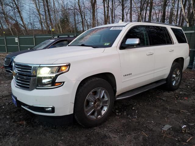 1GNSKCKC7FR615216 - 2015 CHEVROLET TAHOE K1500 LTZ WHITE photo 1