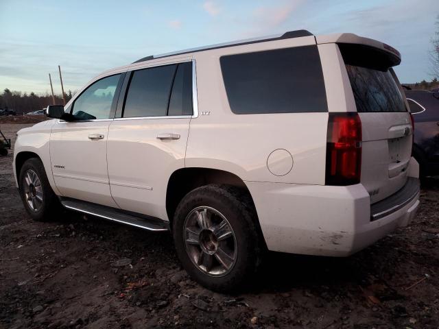 1GNSKCKC7FR615216 - 2015 CHEVROLET TAHOE K1500 LTZ WHITE photo 2