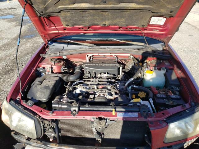 JF1SG65694H753365 - 2004 SUBARU FORESTER 2.5XS Бордовый фото 11