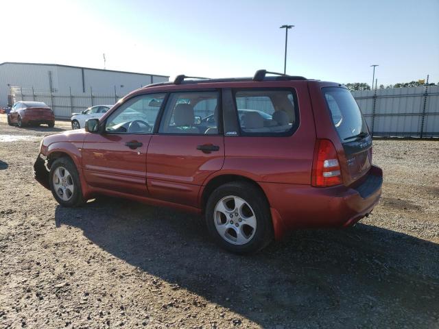 JF1SG65694H753365 - 2004 SUBARU FORESTER 2.5XS Бордовый фото 2