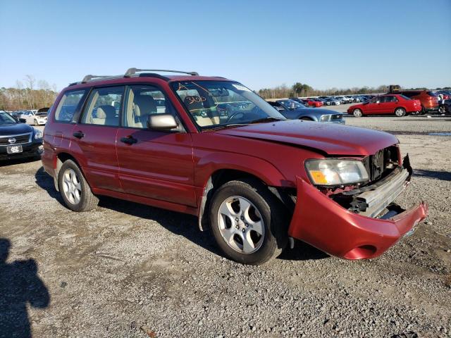 JF1SG65694H753365 - 2004 SUBARU FORESTER 2.5XS Бордовый фото 4