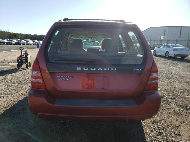 JF1SG65694H753365 - 2004 SUBARU FORESTER 2.5XS Бордовый фото 6