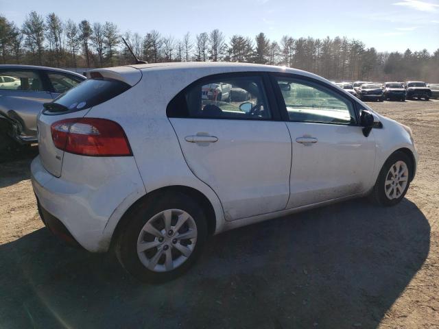 KNADM5A3XD6131352 - 2013 KIA RIO LX WHITE photo 3