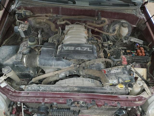 5TBBT44173S360564 - 2003 TOYOTA TUNDRA ACCESS CAB SR5 BURGUNDY photo 11