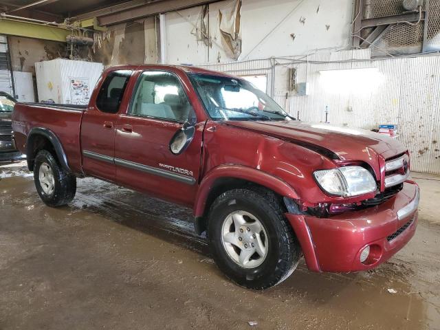 5TBBT44173S360564 - 2003 TOYOTA TUNDRA ACCESS CAB SR5 BURGUNDY photo 4