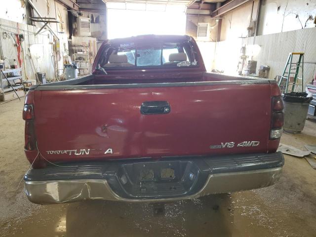 5TBBT44173S360564 - 2003 TOYOTA TUNDRA ACCESS CAB SR5 BURGUNDY photo 6