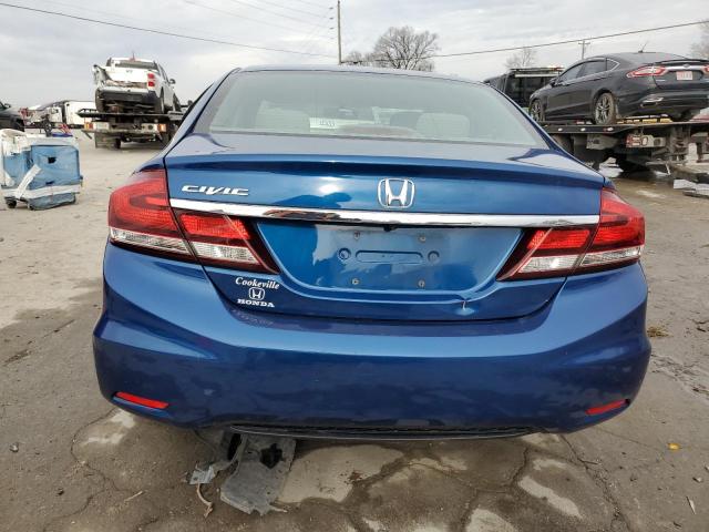 19XFB2F88FE058502 - 2015 HONDA CIVIC EX BLUE photo 6