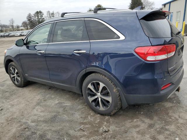 5XYPHDA18GG030485 - 2016 KIA SORENTO EX BLUE photo 2