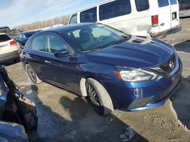 3N1AB7AP0GY335927 - 2016 NISSAN SENTRA S BLUE photo 4