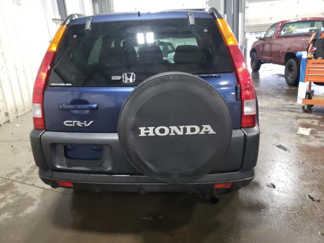 JHLRD78814C059287 - 2004 HONDA CR-V EX BLUE photo 6