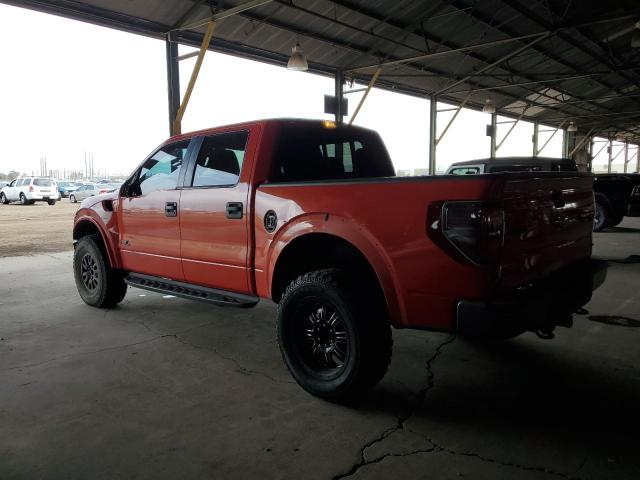 1FTFW1R6XBFA64729 - 2011 FORD F150 SVT RAPTOR ORANGE photo 2