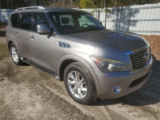 JN8AZ2NF3B9501714 - 2011 INFINITI QX56 GRAY photo 4