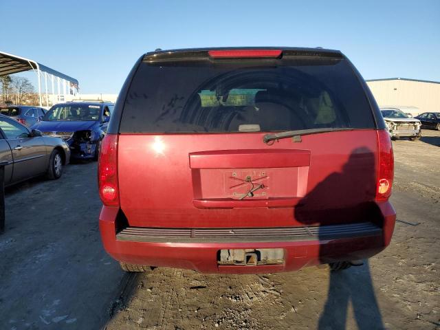 1GKFK13067J111201 - 2007 GMC YUKON RED photo 6