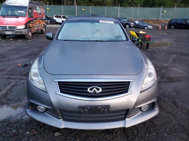 JN1CV6AP5AM404549 - 2010 INFINITI G37 BASE GRAY photo 5