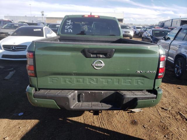 1N6ED1CM7PN601026 - 2023 NISSAN FRONTIER S GREEN photo 6