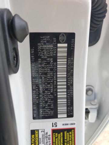 4T1C11AK8MU612036 - 2021 TOYOTA CAMRY LE WHITE photo 12
