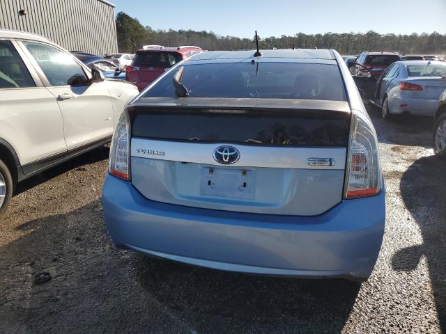 JTDKN3DP0C3028659 - 2012 TOYOTA PRIUS PLUG BLUE photo 6