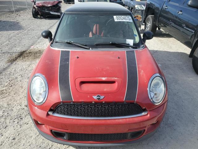 WMWSV3C52CT387573 - 2012 MINI COOPER S RED photo 5