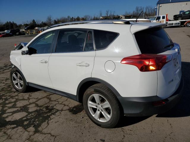 JTMRFREV1DD036194 - 2013 TOYOTA RAV4 XLE WHITE photo 2