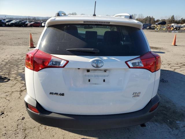 JTMRFREV1DD036194 - 2013 TOYOTA RAV4 XLE WHITE photo 6